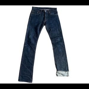 Pure Blue Japan PBJ Men’s Raw Japanese Selvedge Slub Denim Sz 28x35 03-3408-6825